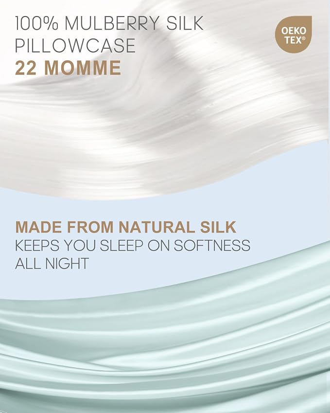 THXSILK Set of 2 Silk Pillowcase - Image 2