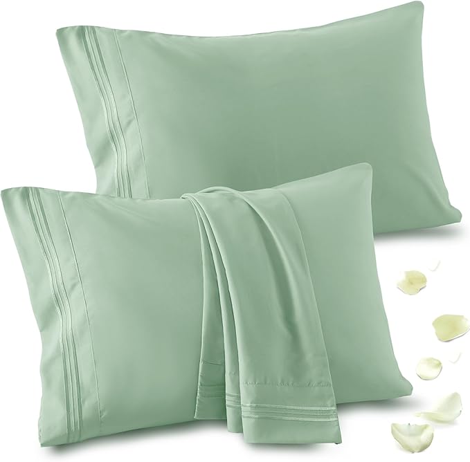 Vonty 2 Pack Queen Pillow Cases by CreateCozyLife