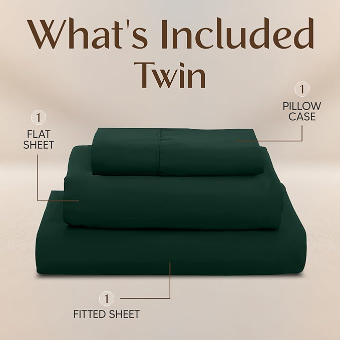 Utopia Bedding Twin Sheet Set – 3 Piece Bed Sheets - Image 3