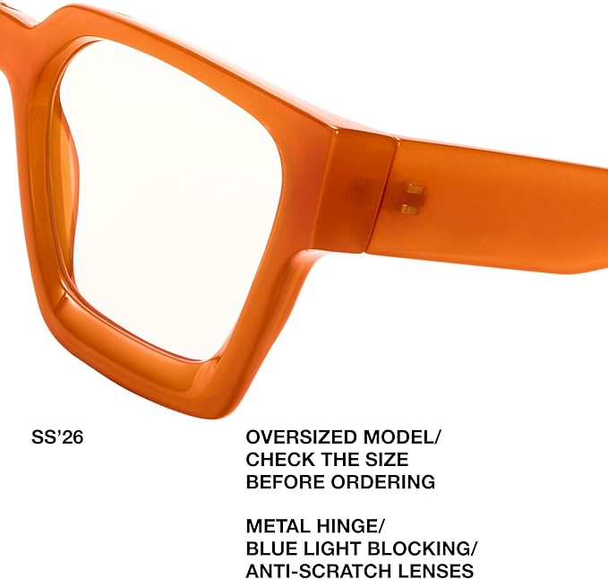 livho Oversized Eyewear Frame for Woman and Men - Image 3