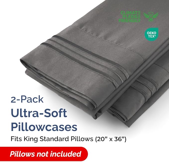 King Standard Pillow Cases Set of 2 - Image 2