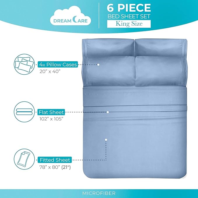 DREAMCARE Full Size Sheets - Image 4