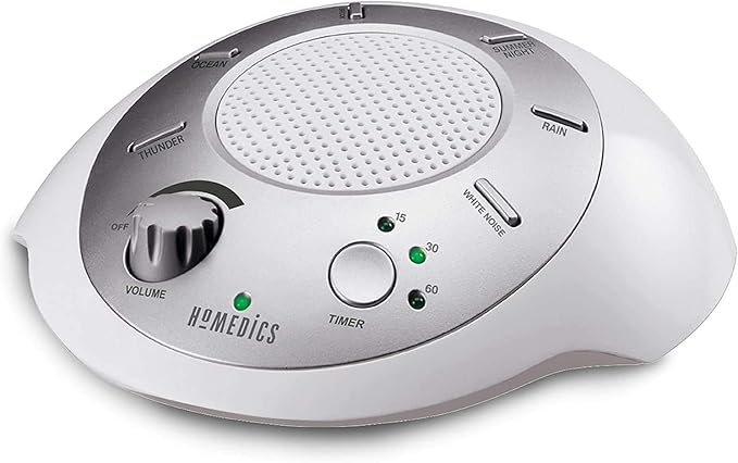 Homedics SoundSleep White Noise Sound Machine, Small Travel Size by Homedics