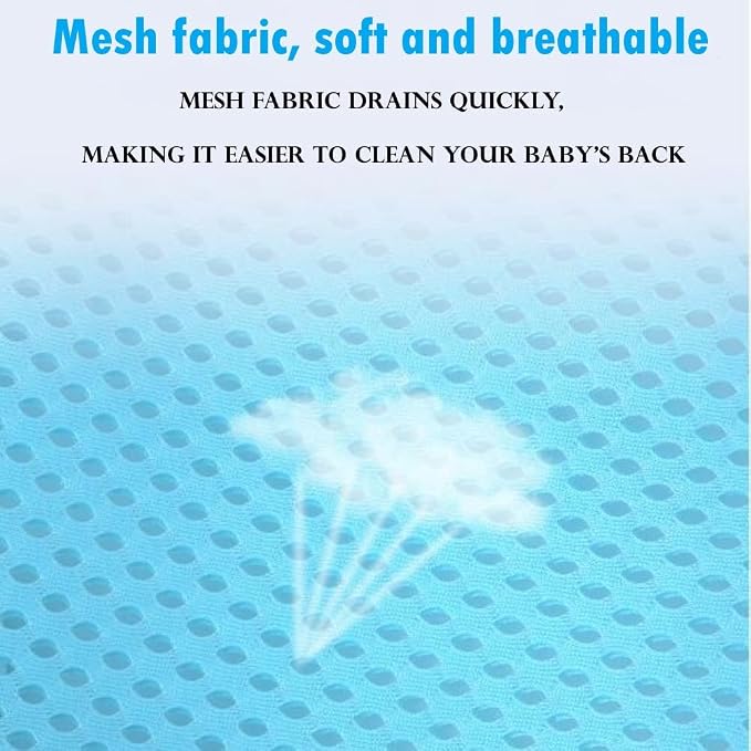 Baby Bath Support Mesh Pad Newborn Bath Tub Seat Net Non-Slip Baby Tub Mat - Image 6