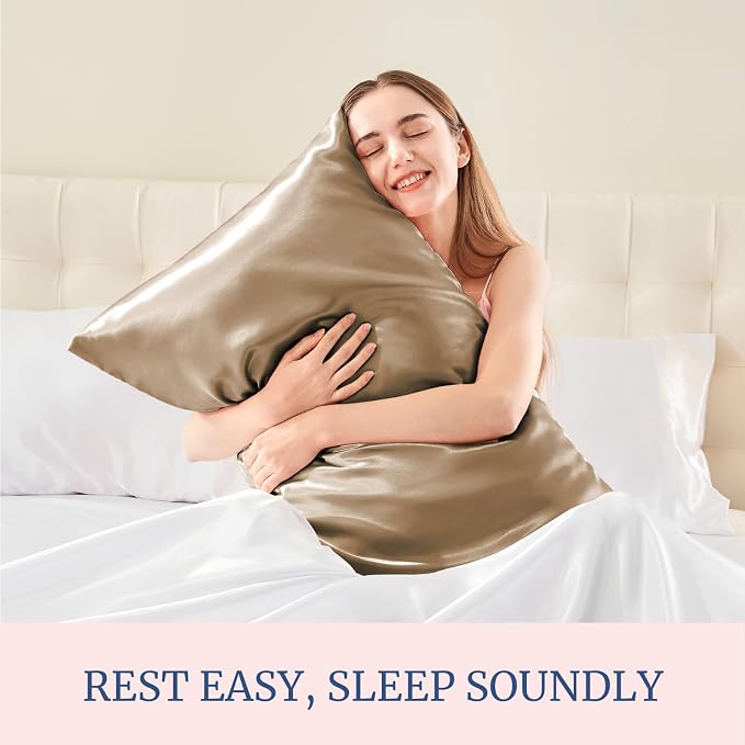 BEDELITE Satin Pillowcase for Hair and Skin, Super Soft and Cooling Similar to - Image 5