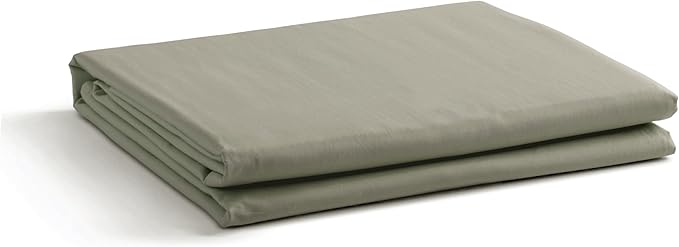 Linen Home 100% Cotton Percale 1 Flat Sheet, Full Size by LINENHOME