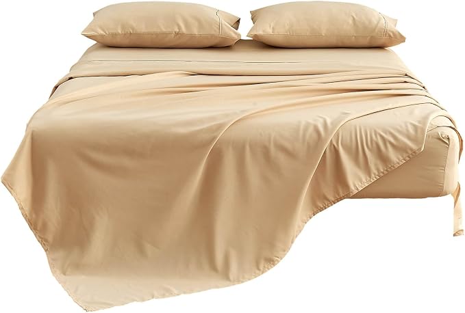Kingnex Oversized King Flat Sheet 132x110 - Image 3