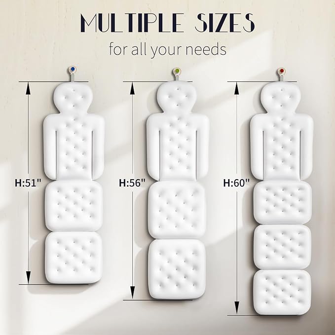 Full Body Bath Pillow for Bathtub, Thick Bathtub Cushion, Luxury Tub Pillow for - Image 5