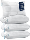 Nuzzle Pillows Standard Size Set of 4 Cooling Adjustable Pillows by Nuzzlepillow