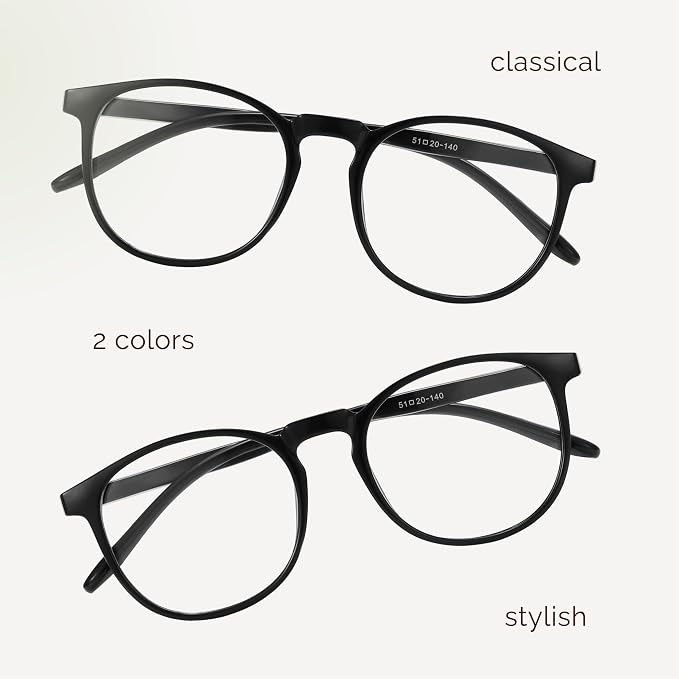IBOANN Blue Light Glasses for Woman/Men, Fashion Blue Light Glasses Men - Image 6