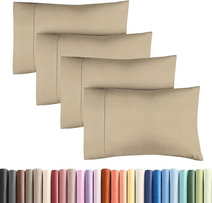 Standard Pillow Cases Set of 4 by CGKUnlimited