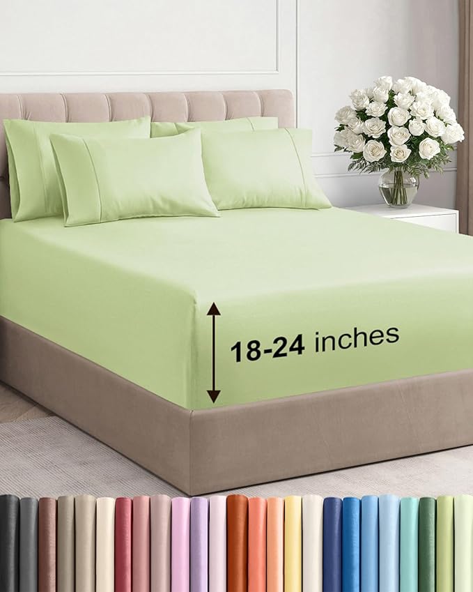 Extra Deep Cal King Sheet Set by CGKUnlimited