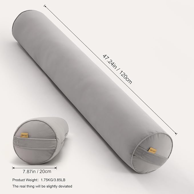 Body Pillow for Adults, Long Round Pillow, Big Cylindrical Pillow, Large Full - Image 2