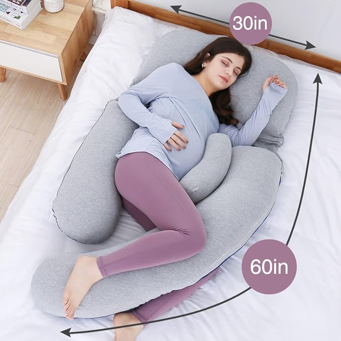 AS AWESLING 60in Full Body Pillow | Nursing, Maternity and Pregnancy Pillow | - Image 5