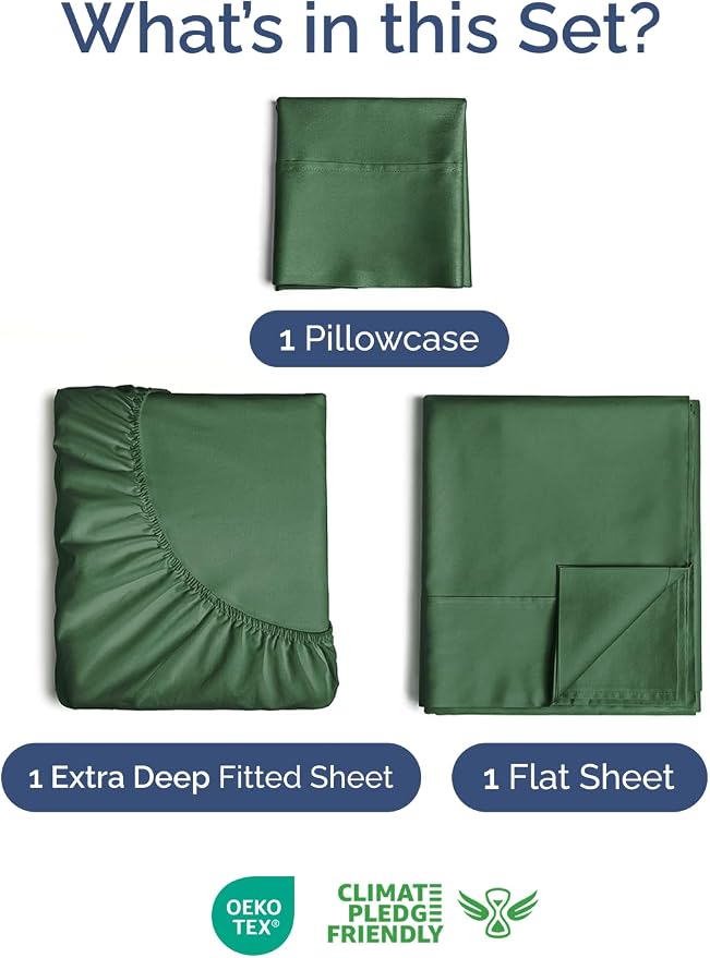 Extra Deep Twin Sheet Set - Image 2