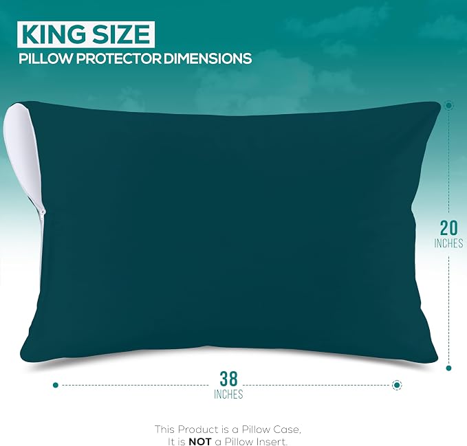 Utopia Bedding Premium 100% Waterproof Pillow Protectors - Image 2
