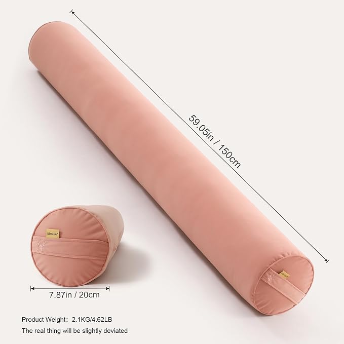 Body Pillow for Adults, Long Round Pillow, Big Cylindrical Pillow, Large Full - Image 2