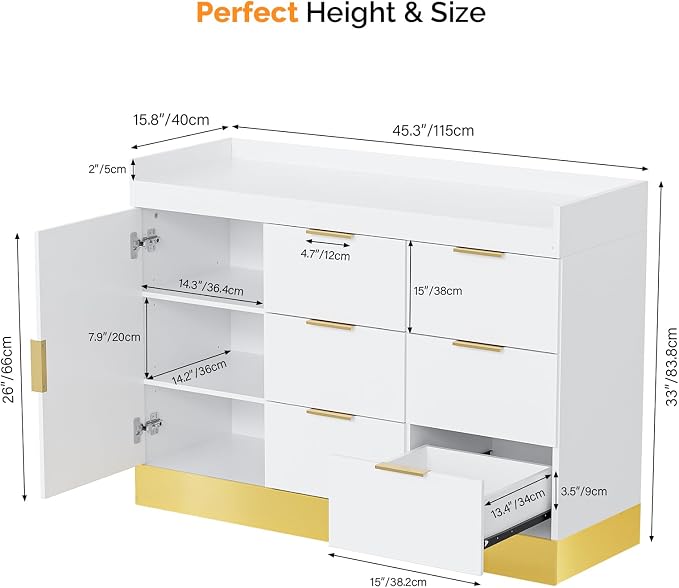 OmySalon Salon Station for Stylists, Free Standing Barber Vanity - Image 3