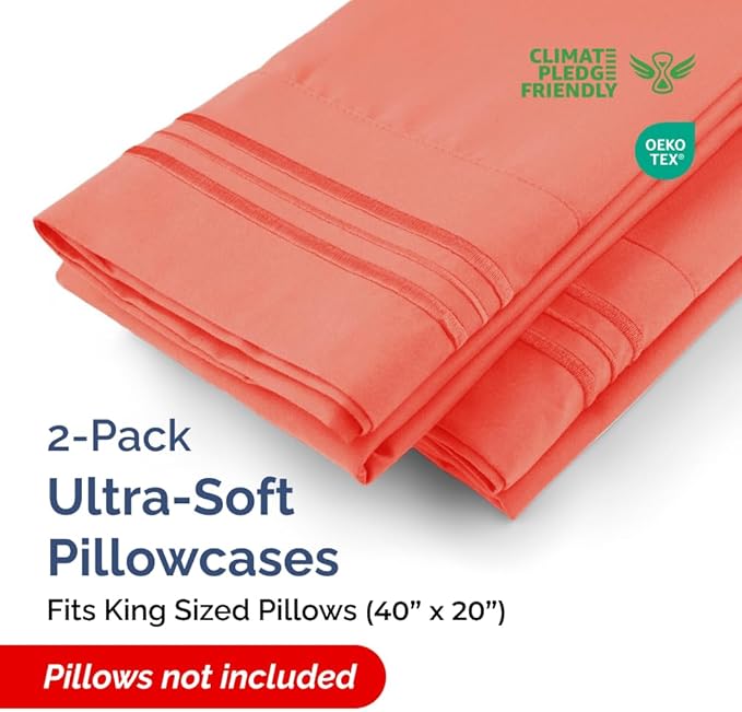 King Pillow Cases Set of 2 - Image 2