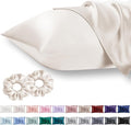Queen Satin Pillowcase for Hair 2pc, Similar to Silk Pillow Cases, Easier Care by Vielit