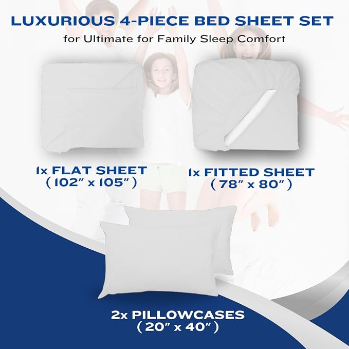 DREAMCARE Twin XL Sheet Sets - Image 8