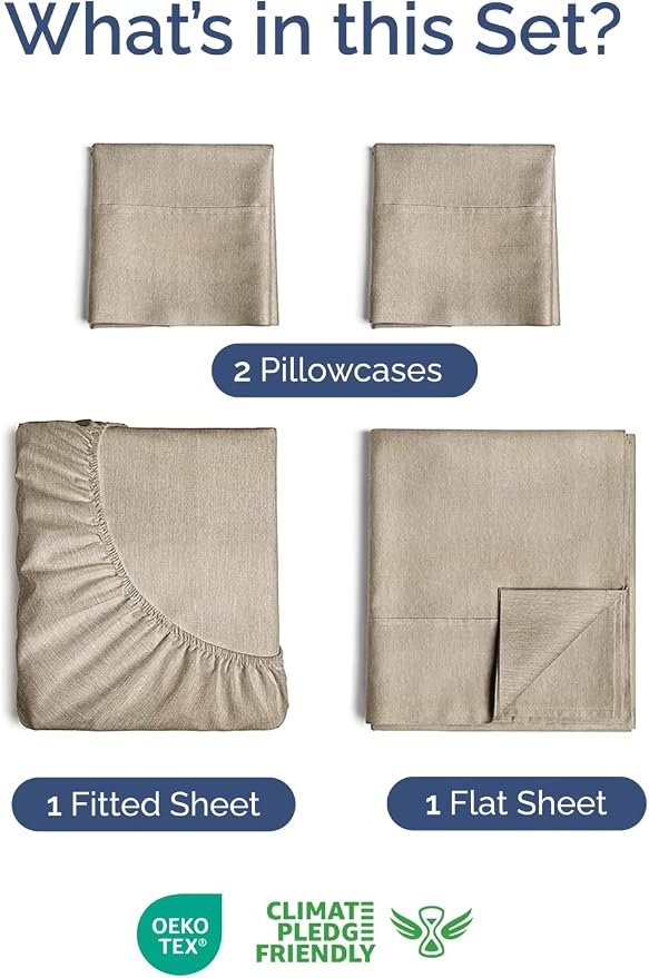 Extra Deep Twin Sheet Set - Image 2