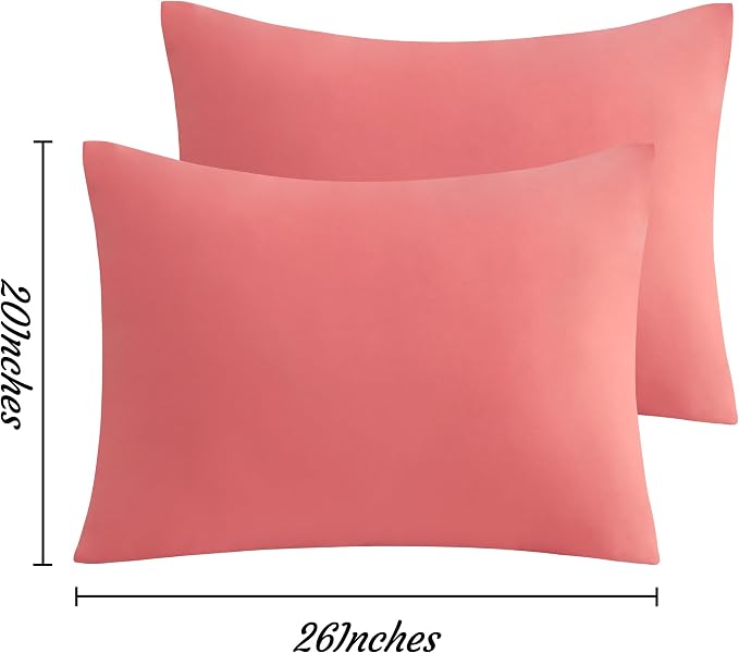 NTBAY Standard Pillow Cases Set of 2, 2 Pack Brushed Microfiber 20x26 Pillow - Image 6