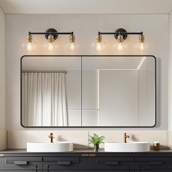 Bathroom Light Fixtures, 3-Light Modern Bathroom Vanity Light, Adjustable - Image 2