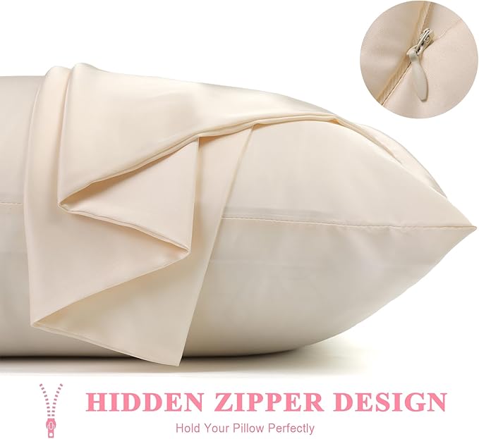 100% Silk Pillowcase 2 Pack for Hair and Skin, Both Sides 23 Momme Grade 6A+ - Image 5