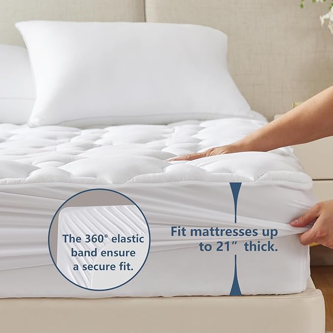 CozyLux California King Mattress Pad - Image 5