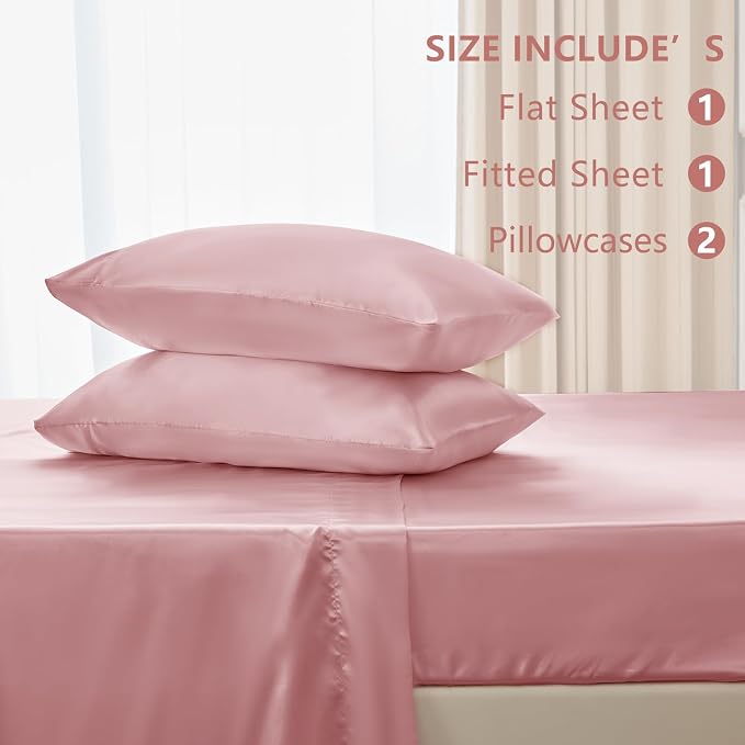 CozyLux Satin Sheets Full Size Sheets - Image 6