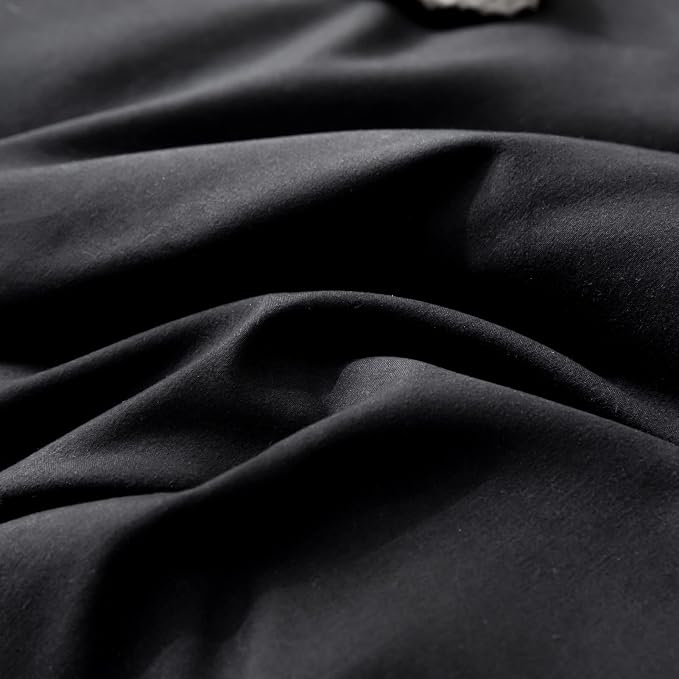 ROSGONIA King Size Comforter Set Black, All Season Bedding Lightweight - Image 8