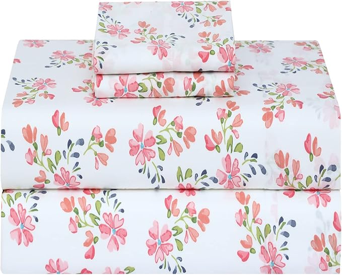 RUVANTI 100% Cotton Sheets – Full Size Percale Bedding, Cooling & Breathable - Image 9