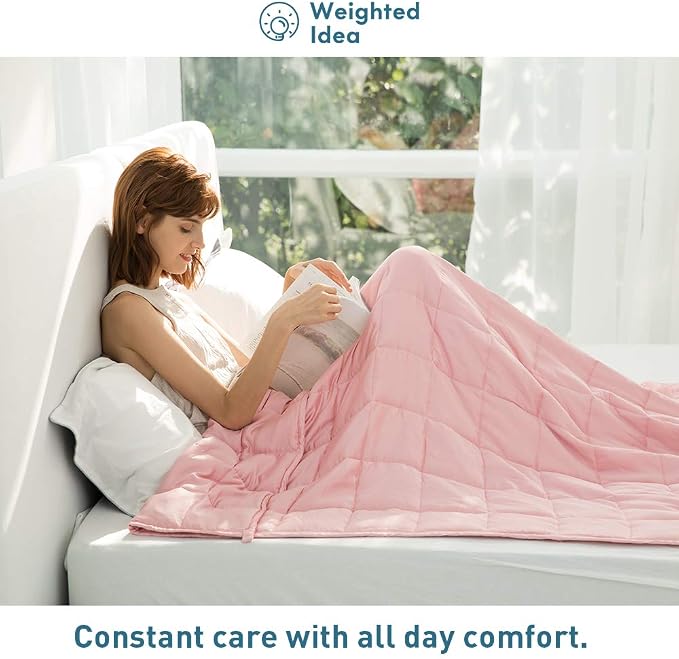 Weighted Idea Weighted Blanket for Adults Cooling Breathable Heavy Blanket - Image 3