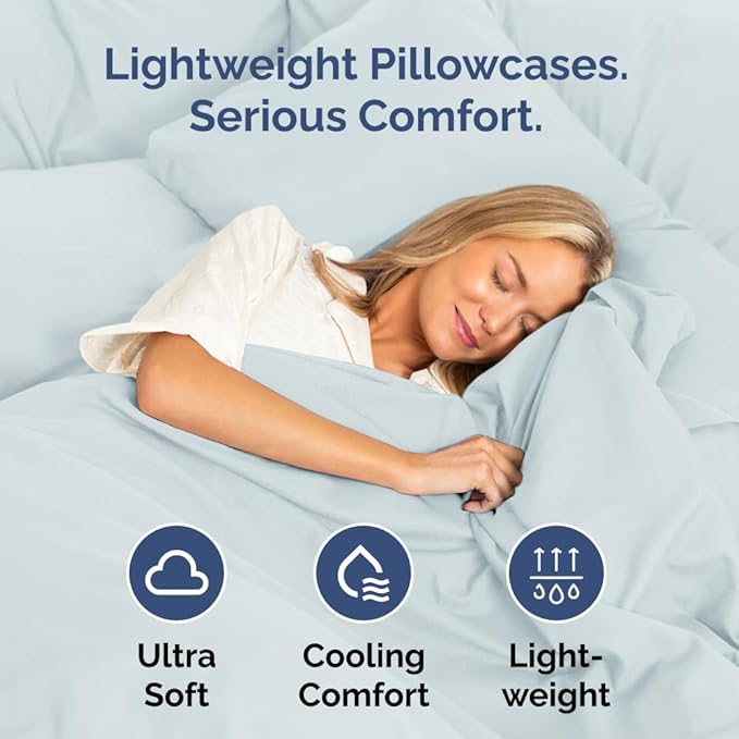 Body Pillowcases Set of 2-20x54 Long Body Pillow Case - Image 3