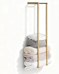 Towel Racks for Bathroom, NEWRAIN Stainless Steel Rolled Towel Storage Wall by NEWRAIN