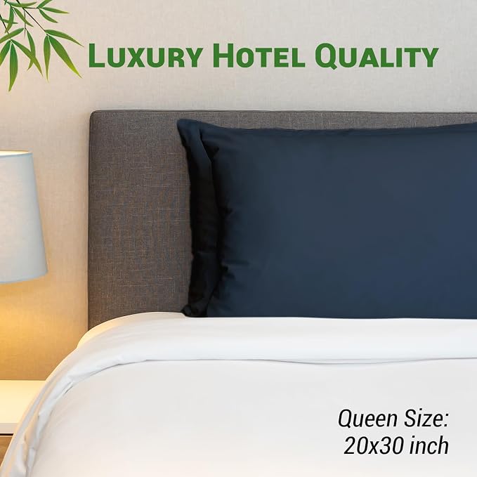 Gogreen Bamboo Rayon Waterproof Pillow Protector, Breathable Cover, Cooling Case - Image 6