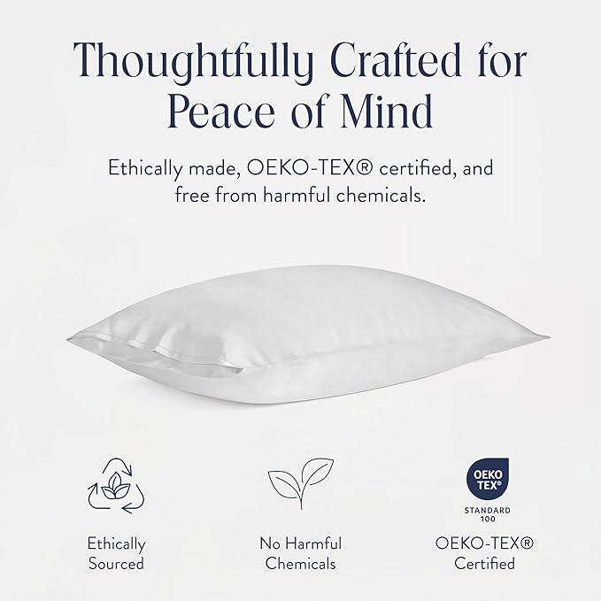 Brooklinen Mulberry Silk Pillowcase – 100% Pure Silk Pillow Case, Soft & Durable - Image 3