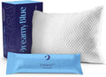DreamyBlue Signature Pillow w/Adjustable Loft • Shredded Memory Foam Fill • by DreamyBlue