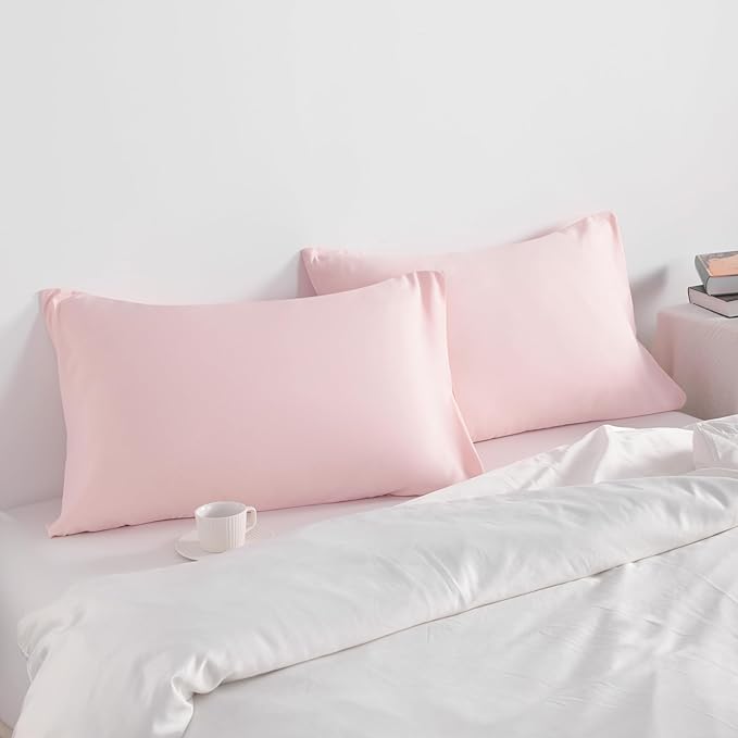 NTBAY King Pillow Cases Set of 2, 2 Pack Brushed Microfiber 20x36 Pillow Cases - Image 2