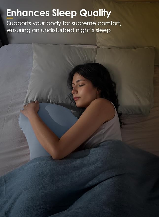 QUEEN ROSE Cooling Body Pillow, Full Body Support Pillow - Image 3