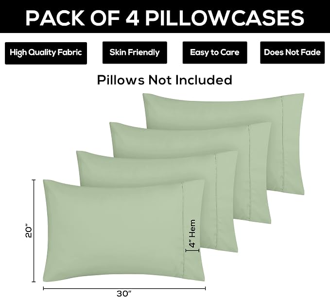 Utopia Bedding Queen Pillow Cases - Image 3