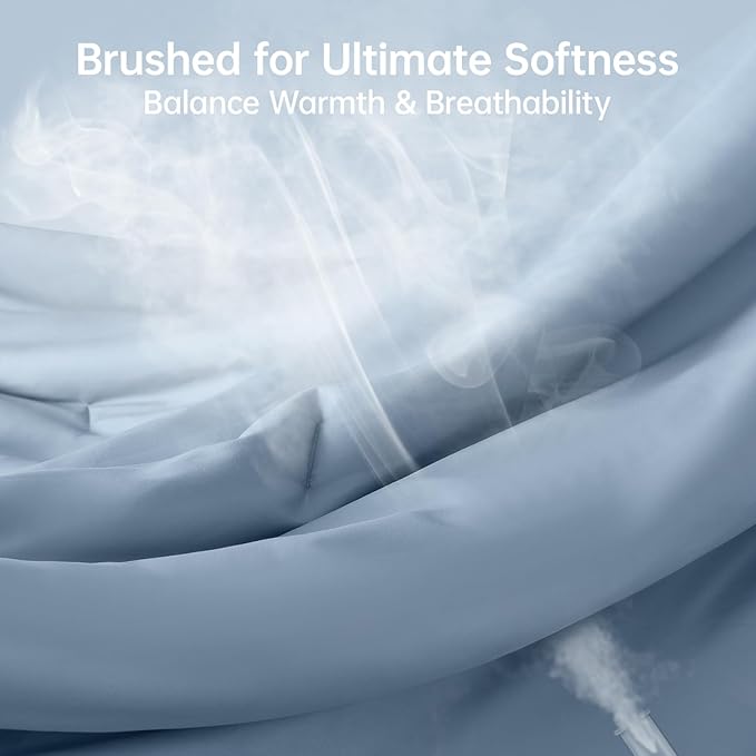 MUXHOMO Queen Comforter Set, All Season Ultra Soft Down Alternative Bedding - Image 3