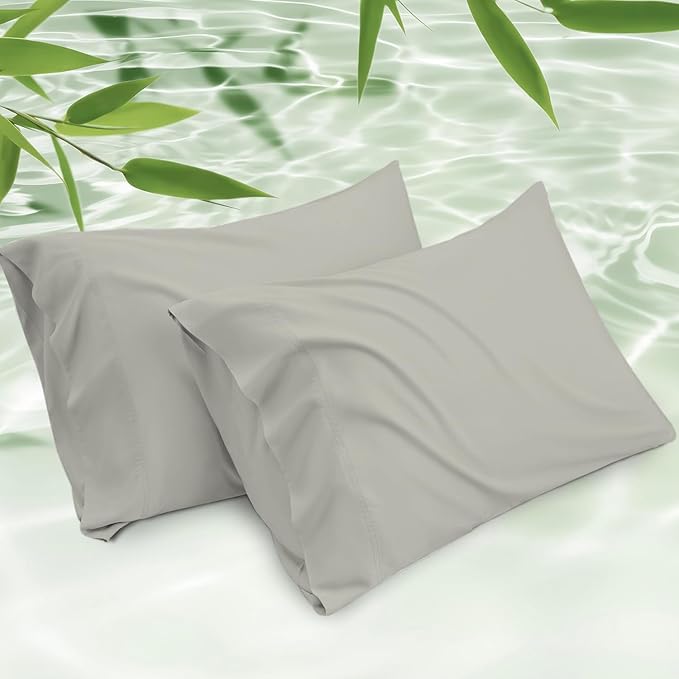 Kamas Oversized Bamboo Pillowcase Set of 2 | 100% Naturally Grown | Ultra Soft by KAMASHOMECOLLECTION