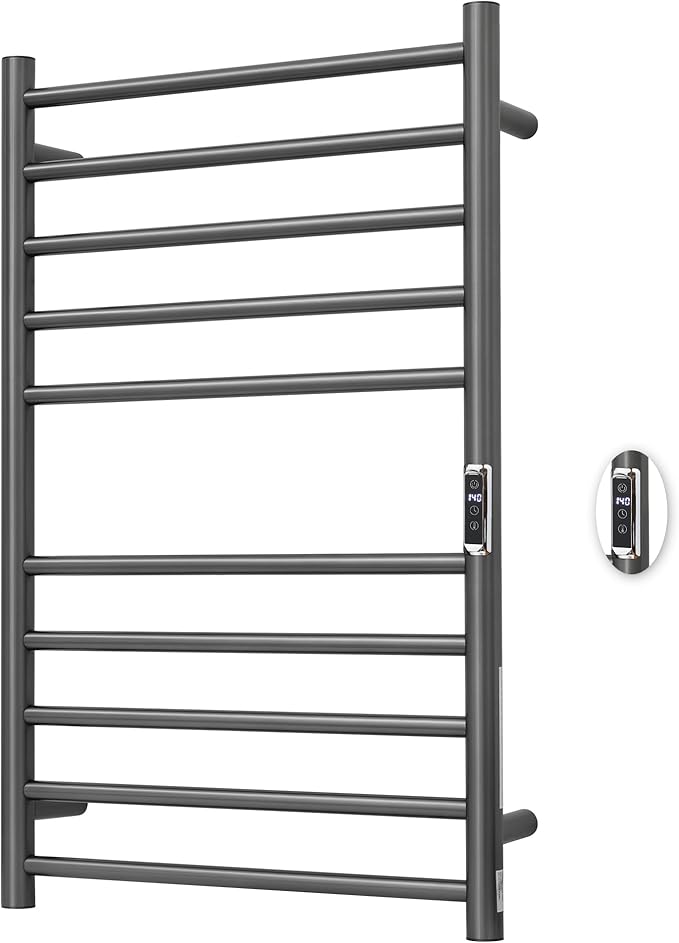 Heated Towel Racks for Bathroom, Wall Mounted Electric Towel Warmer Racks by BLARALA