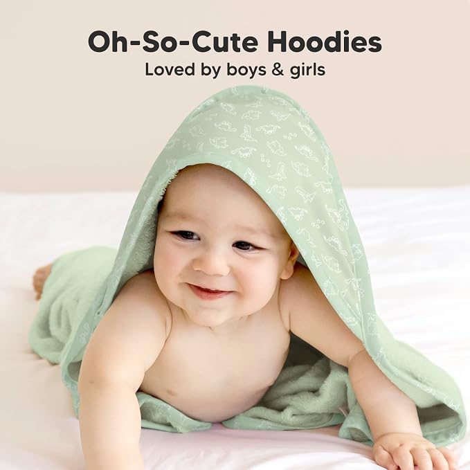 KeaBabies Hooded Baby Towel for Newborn - Image 7