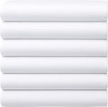 GOLD TEXTILES Twin Flat Sheet 12 Pack – Brushed Microfiber Top Sheets by GOLDTEXTILES