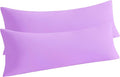NTBAY Body Pillow Cases Set, 2 Pack Brushed Microfiber 20x54 Inches, Stain by NTBAY