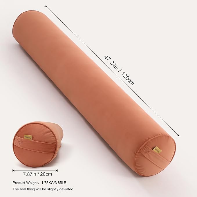 Body Pillow for Adults, Long Round Pillow, Big Cylindrical Pillow, Large Full - Image 2