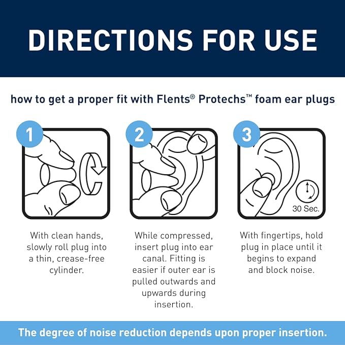 Flents Protechs Foam Ear Plugs, 70 Pair - Image 5